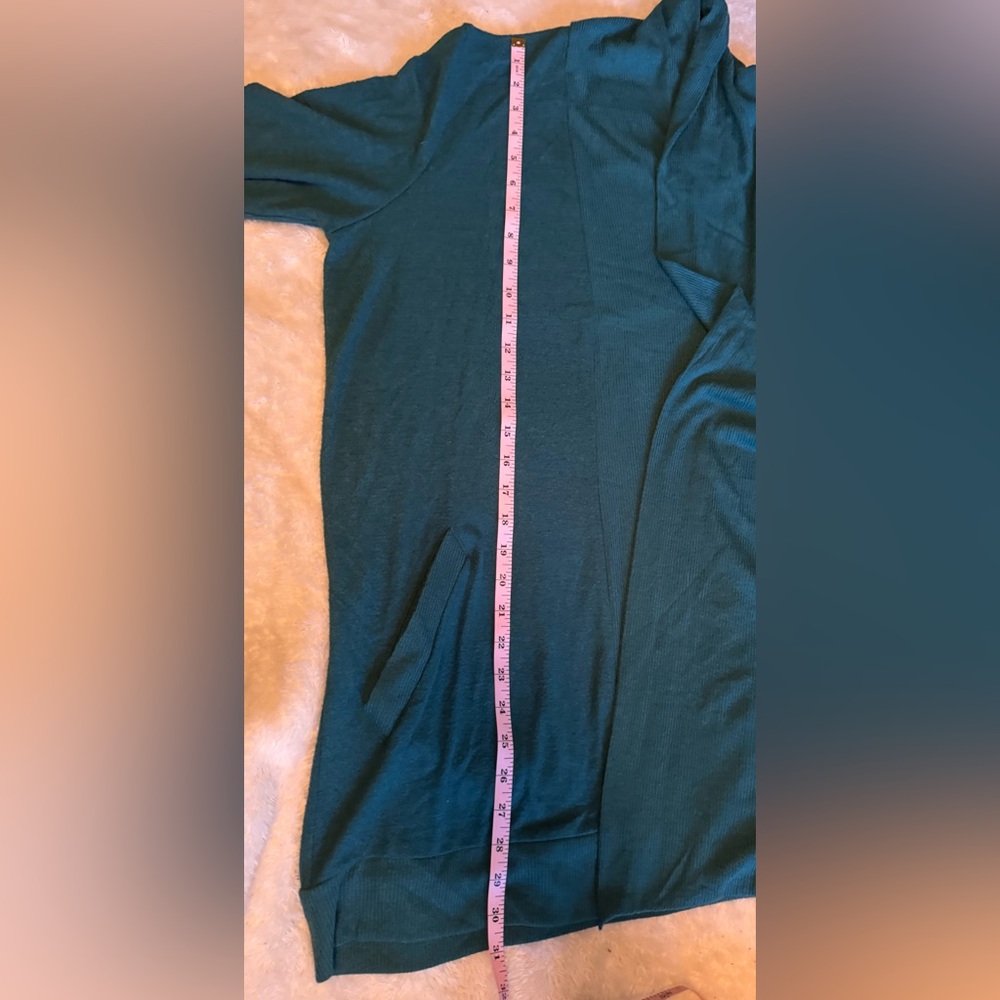 Gibson Emerald Green Open Cardigan - Picture 6 of 8